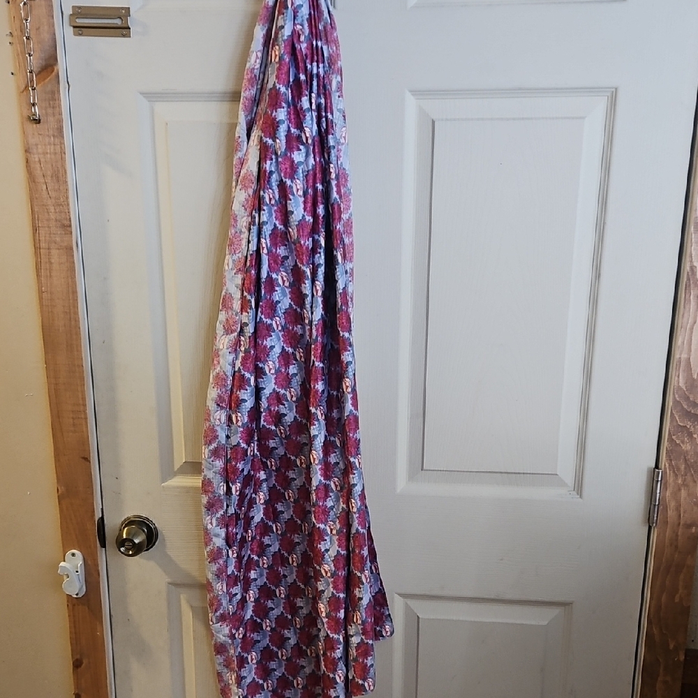 IZZY & LIV BRIDGERTON DECORATIVE SCARF: BLUE/PURPLE: NEW WITH TAGS: OS